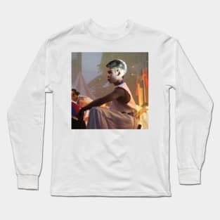 Young drummer performer on a culture festival 2aSQ Long Sleeve T-Shirt